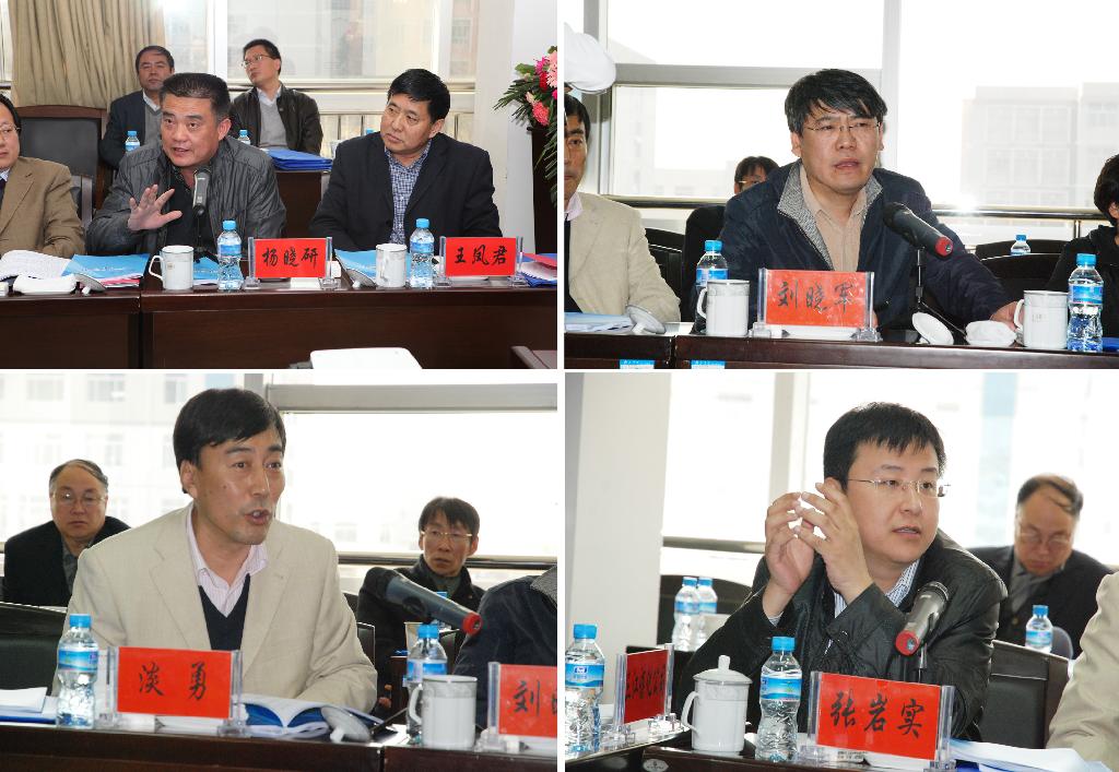 重点实验室负责人马亚军作汇报陕西省科技厅基础研究