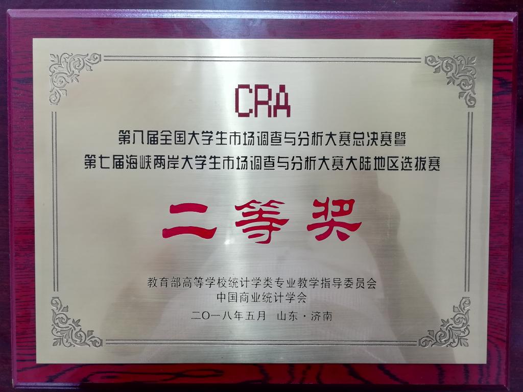 我校学子在"正大杯"第八届全国大学生市场调查与分